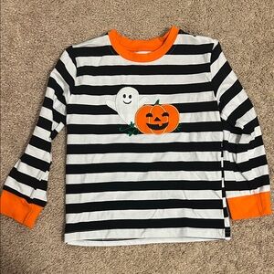 Striped Halloween Long Sleeve Shirt